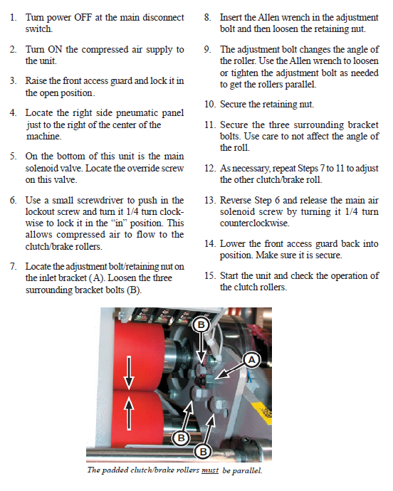 Gap Adjustment